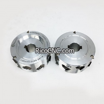 Homag 2001804400 2001804410 Premill Cutter Head 100X43.2X25 Z2 AIRFACE